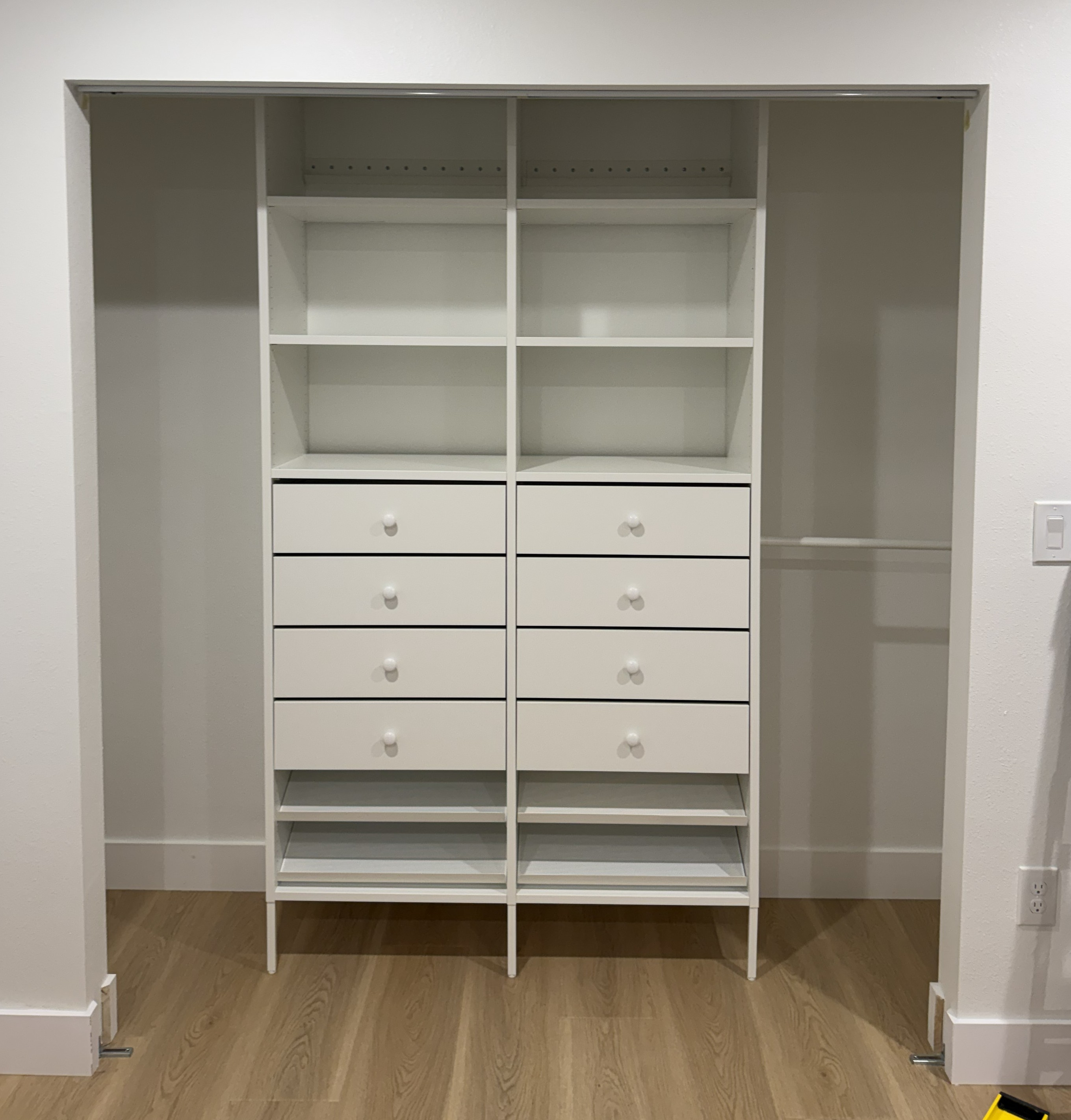 Custom closet after